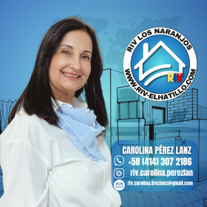 Carolina Perez Lanz Agente Inmobiliario RIV Los Naranjos Caracas